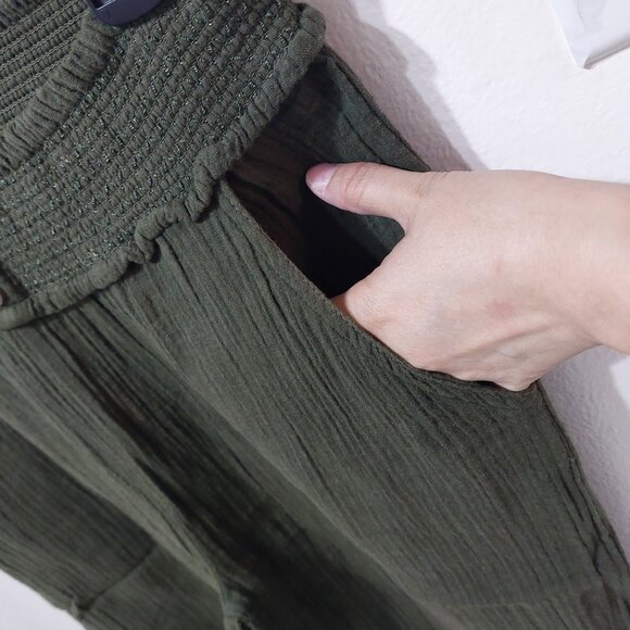 Deja Bleu Premium Elastic Comfort Pants Lightweight SMALL - Picture 10 of 13